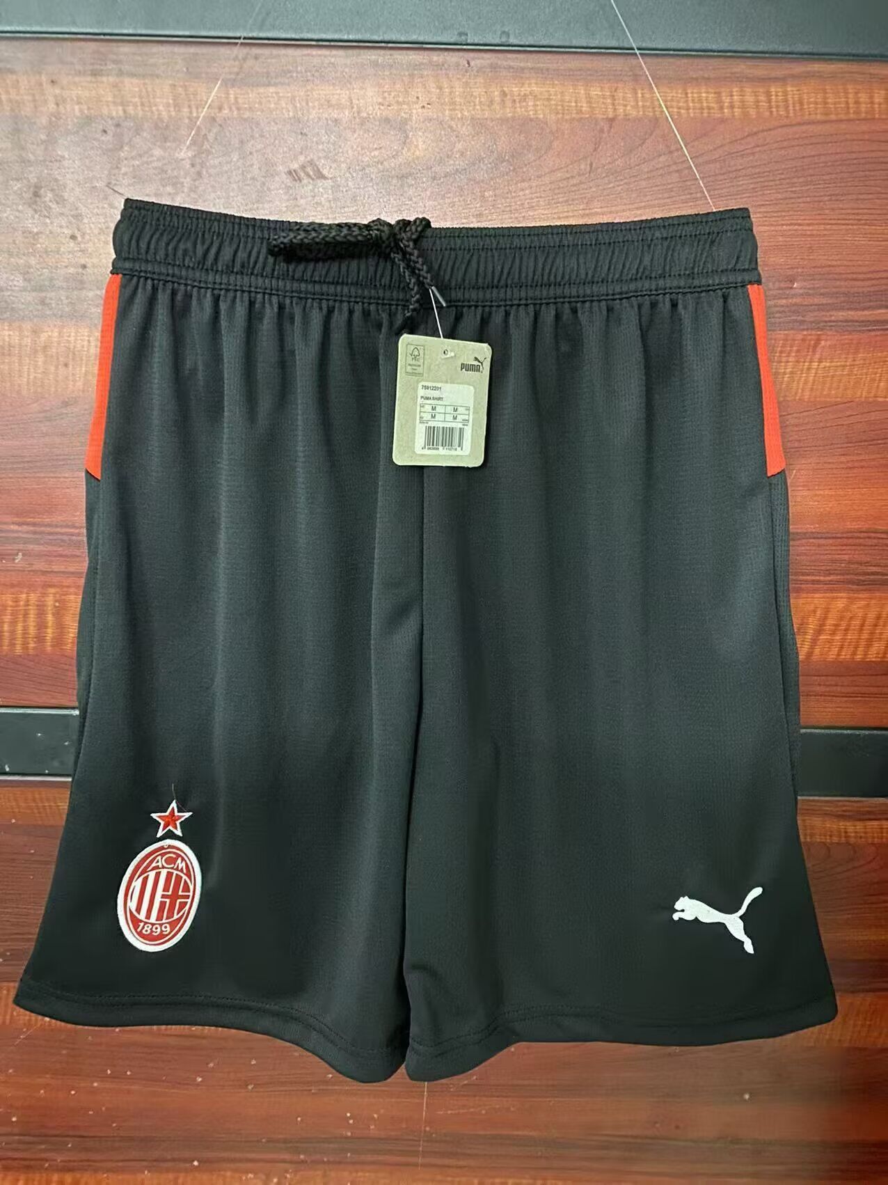 AAA Quality AC Milan 25/26 Training Black Soccer Shorts
